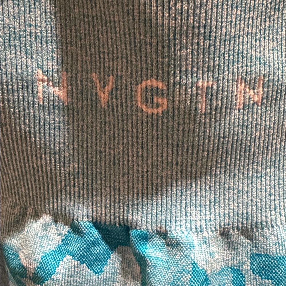 NVGTN Teal Camouflage Shorts - Picture 3 of 4